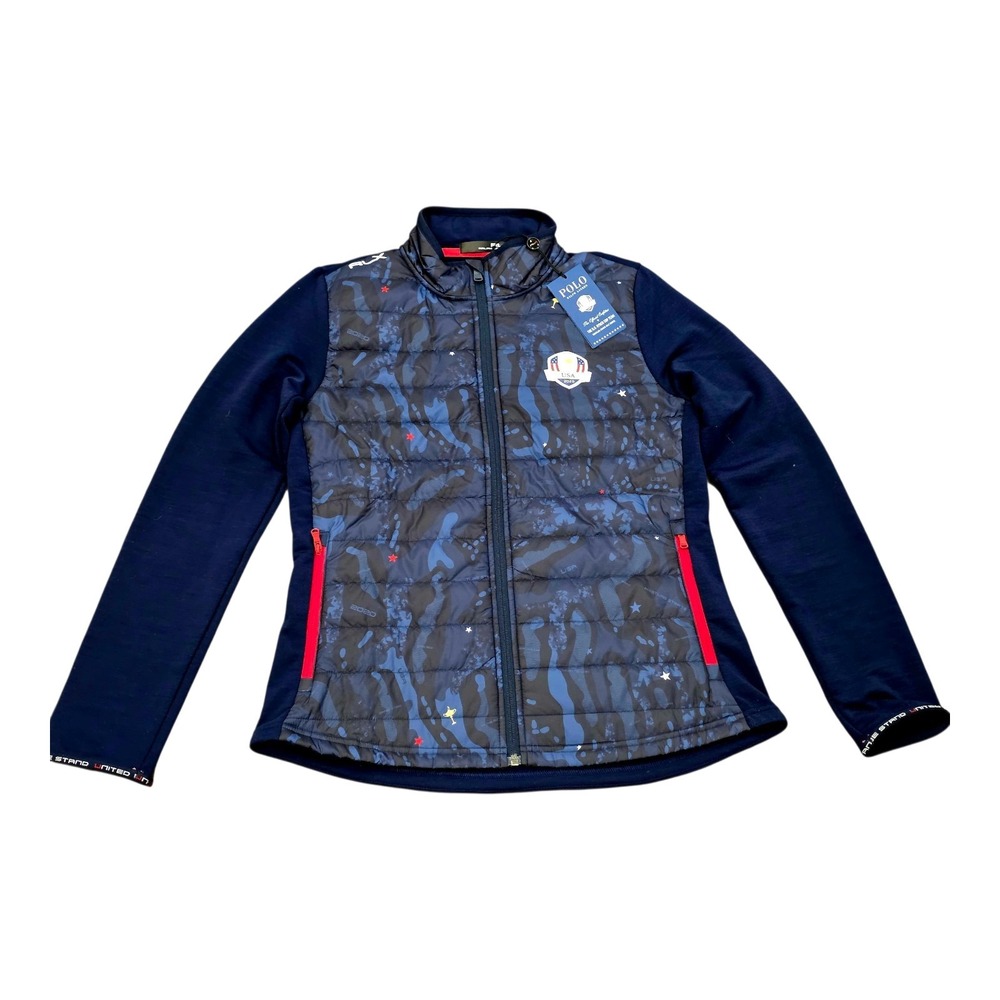 Ralph Lauren RLX Ryder Cup Team USA Women's Golf Jacket Navy M NWT